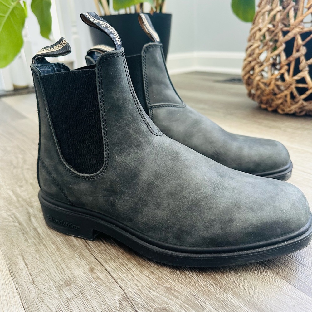 Blundstone Men's Dark Gray Chelsea Boots